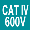 국제 안전 규격 IEC 61010의 안전 레벨을 규정한 측정 카테고리가 CAT IV 600V에 대응 Cat4_600V
